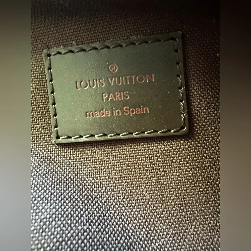Louis Vuitton Damier Ebene Crossbody body Bag Sling waist Bag